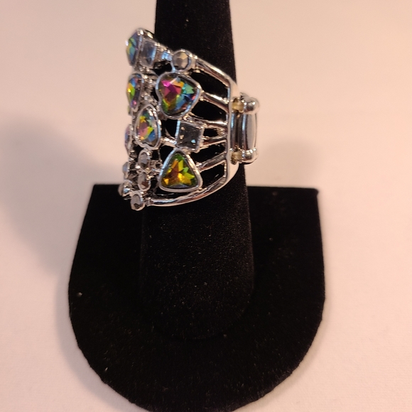 Papparazi Oil Spill -Glitter Flirt Multi Ring - Picture 2 of 8